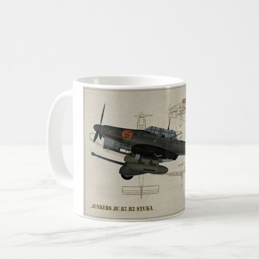 Mug Junkers-Ju88-Stuka (Devant gauche)