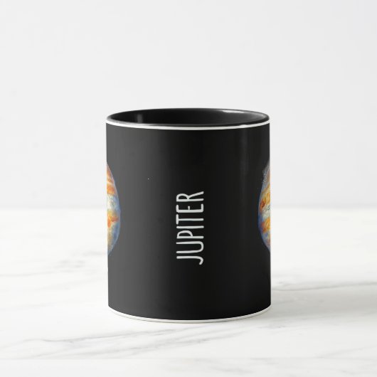 Mug Jupiter Planet Artwork - Illustration de l'espace (Centre)