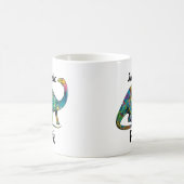 Mug Jurassic Perk Colorful Dinosaur White (Centre)