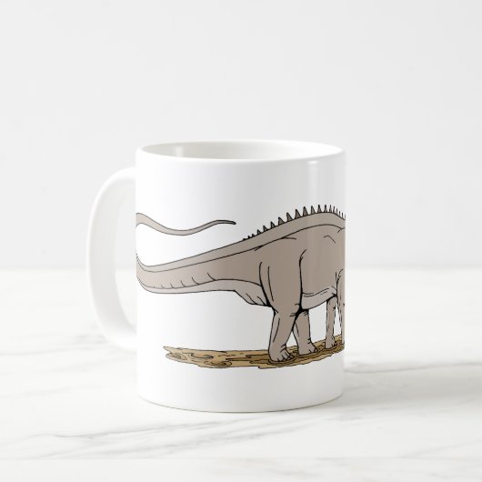 Mug Jurassique Dinosaure Apatosaurus (Devant gauche)