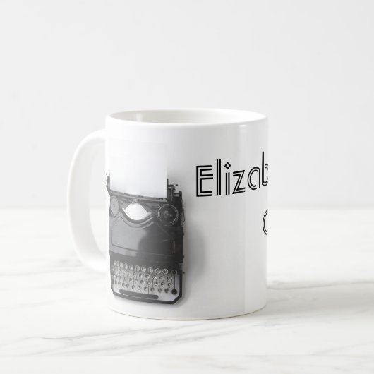 Mug Jus créatif de Blogger d'auteur de machine à (Devant gauche)