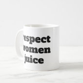 Mug Jus de femmes de respect (Devant gauche)