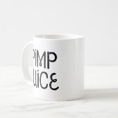 Mug Jus de Mac Funny Humour en Texte Noir (Devant gauche)