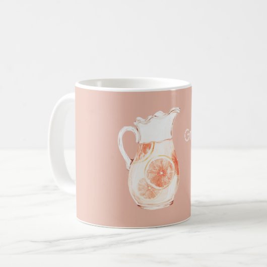 Mug Jus de melon pamplemousse à pichet (Devant gauche)