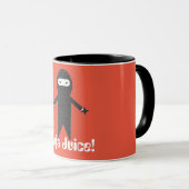 Mug Jus de Ninja pour des puissances de Ninja (Devant droit)