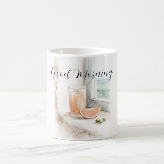 Mug Jus de pamplemousse Ocean View Bonjour (Centre)