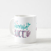 Mug Jus de sirène Parties scintillant café cadeau (Devant gauche)