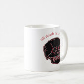 Mug Jusqu'À Ce Que La Mort Nous Part - Glitch Crâne Av (Devant droit)