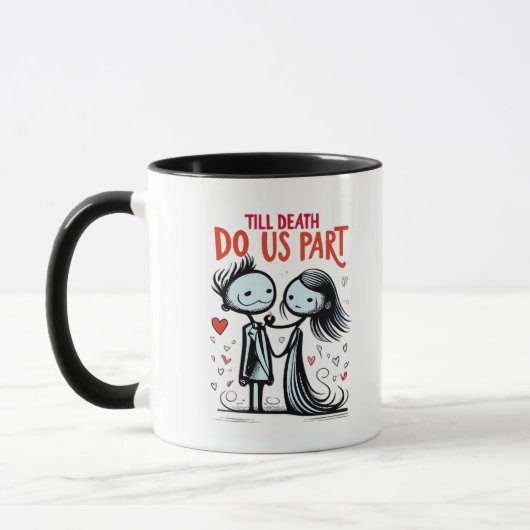 Mug Jusqu'à ce que la mort nous sépare - classique (Gauche)