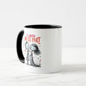 Mug Jusqu'à ce que la mort nous sépare - classique (Devant gauche)