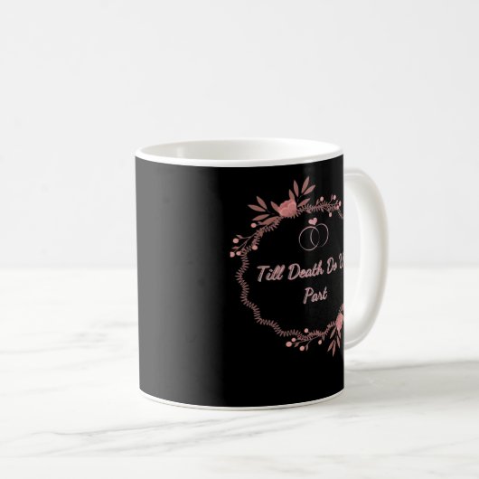 Mug Jusqu'à ce que la mort nous sépare - Mariage fantô (Devant droit)