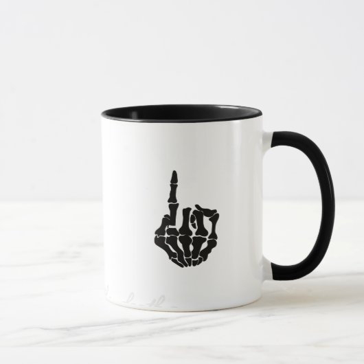 Mug Jusqu'à la mort faisons-nous la fête muette (Droite)