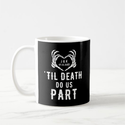 Mug Jusqu'à la mort Faisons-nous partie Mariage Initia (Gauche)