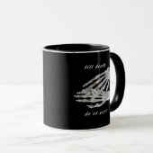 Mug Jusqu'à la mort Faisons-nous partie Skeleton Citat (Devant droit)