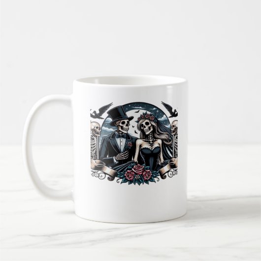 Mug Jusqu'à la mort nous séparons - Amour gothique (Gauche)