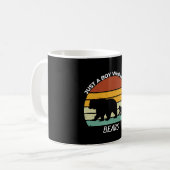 Mug Just a boy who loves bears (Devant gauche)
