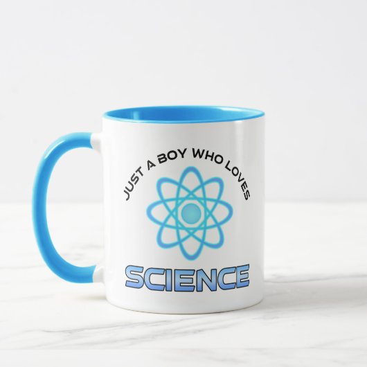 Mug Just A Boy Who Loves Science (Gauche)