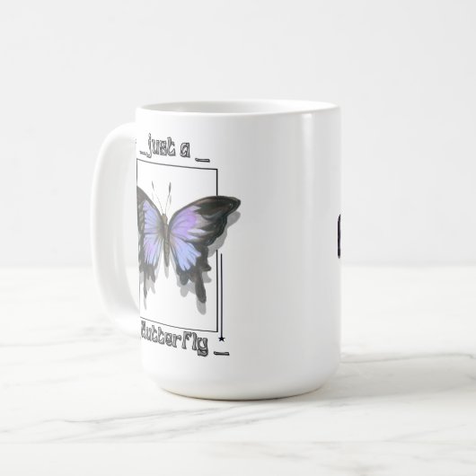 Mug  just a Butterfly  (Devant gauche)