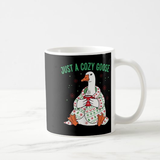 Mug Just A Cozy Goose Funny Christmas Men Women Kids S (Droite)
