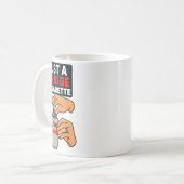 Mug Just A Fridge Cigarette Funny Hand Design Cool Cos (Devant gauche)