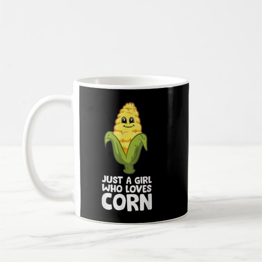 Mug Just a Girl Who Loves Corn (Gauche)