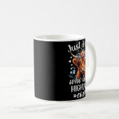 Mug Just A Girl Who Loves Highland Cows Scottish Highl (Devant droit)