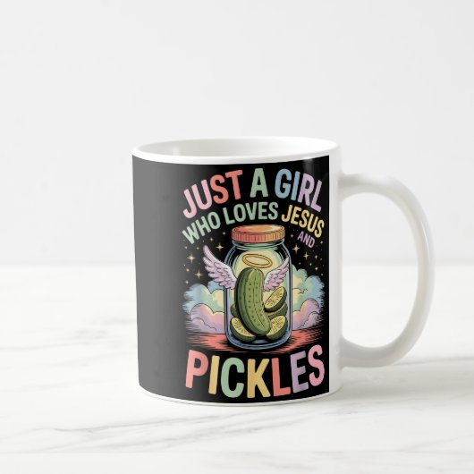 Mug Just A Girl Who Loves Jesus And Ckles Funny Design (Droite)