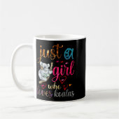 Mug Just A Girl Who Loves Koala Bear Dad Mom Boy Koala (Gauche)