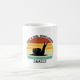 Mug Just a girl who loves snails