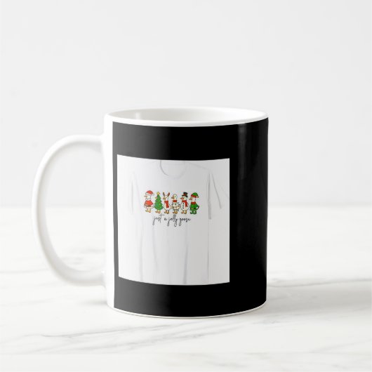 Mug Just A Jolly Cute Goose Funny Merry Goosemas Chris (Gauche)