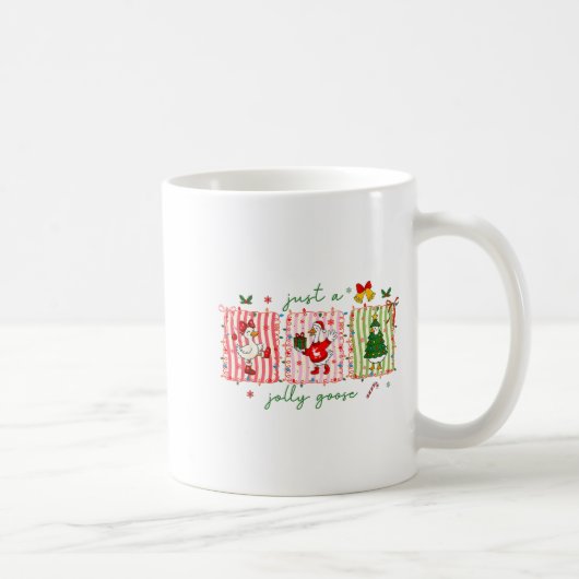 Mug Just A Jolly Goose Christmas Lights Ne Bow Coquett (Droite)