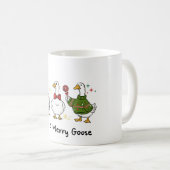 Mug Just A Merry Goose Festive Holiday Design (Devant droit)