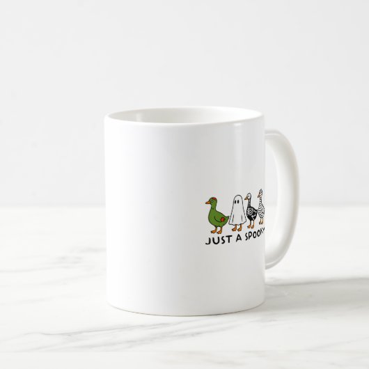 Mug Just A Soky Goose Funny Halloween Silly Animal Wit (Devant droit)