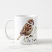 Mug Just Birding Sparrow (Gauche)