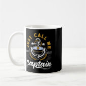 Mug Just Call Me Captain For A Seaman Sailor Maritime  (Gauche)