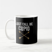 Mug Just Call Me Cud Shirt Retro Arrow Valentine Day  (Gauche)
