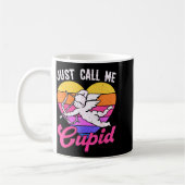 Mug Just Call Me Cud Valentine Cute Arrow Heart Couple (Gauche)
