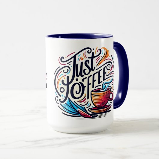 Mug Just Coffee (Devant droit)