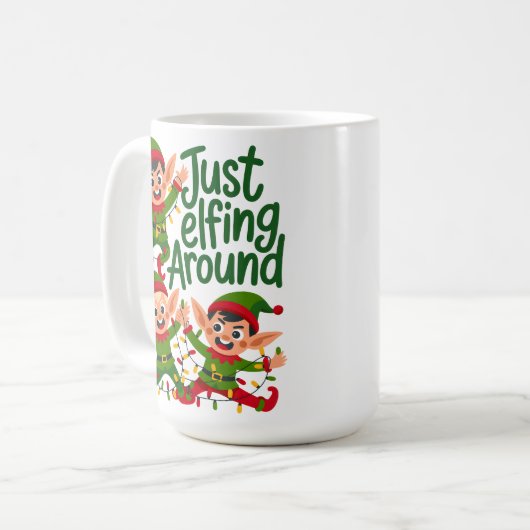Mug Just Elfing Around (Devant gauche)