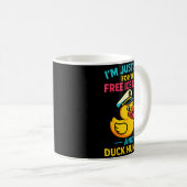 Mug Just Here For The Ice Cream &amp; Duck Hunting Fun (Devant droit)
