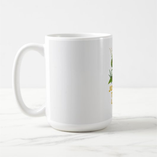 Mug "Just Hoppin’ Funny Grasshopper Art" (Gauche)