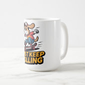 Mug Just Keep Rolling – Édition Funky Skate Dog (Devant droit)