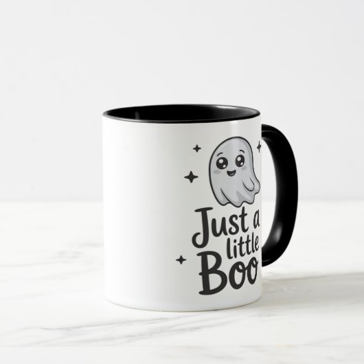 Mug Just Little Boo Funny Design (Devant droit)