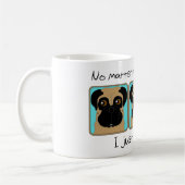 Mug Just Love Carlins Citation et Carlins amusants reg (Gauche)
