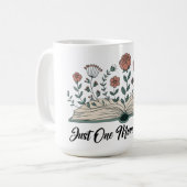 Mug Just One More Chapter – Floral Book Lover (Devant gauche)