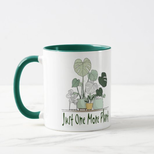 Mug Just One More Plant (Gauche)