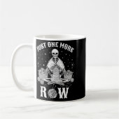 Mug Just One More Row Crochet Skeleton Crocheting Knit (Gauche)