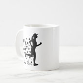 Mug Just Run Fun Love Running Heart (Devant gauche)