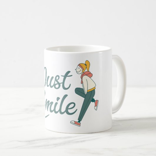 Mug Just Smile (Devant droit)