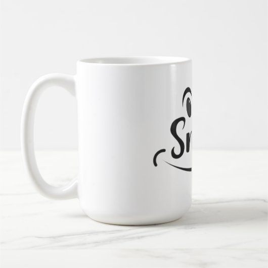 Mug Just Smile Smile More Stay Smiling Keep the Smile  (Gauche)